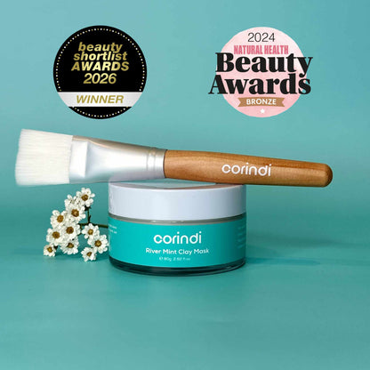 River Mint Mask &amp; Brush